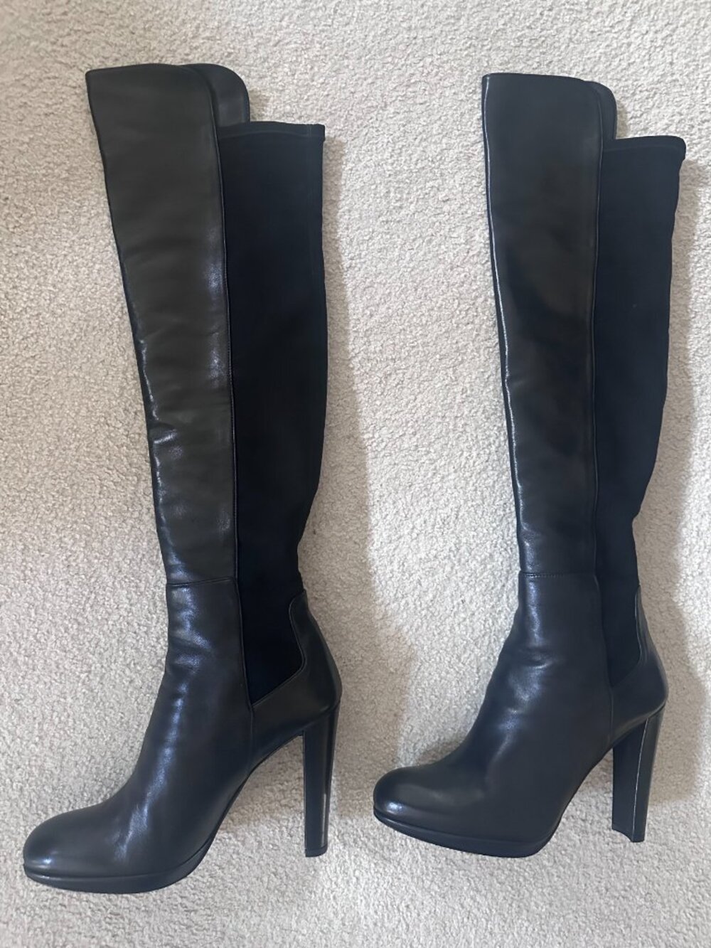 Stuart Weitzman Leather Over-the-Knee Boots - Size 11 - Never Worn